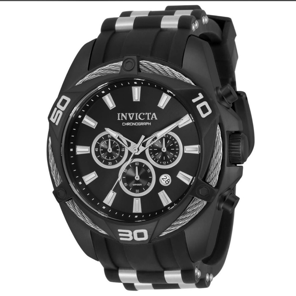 34145 - Invicta Bolt
Vanguard Men's Watch - 50mm, Steel, Black